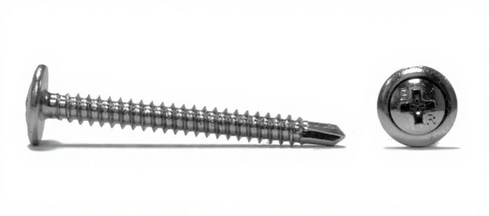 Саморез с прессшайбой сверло